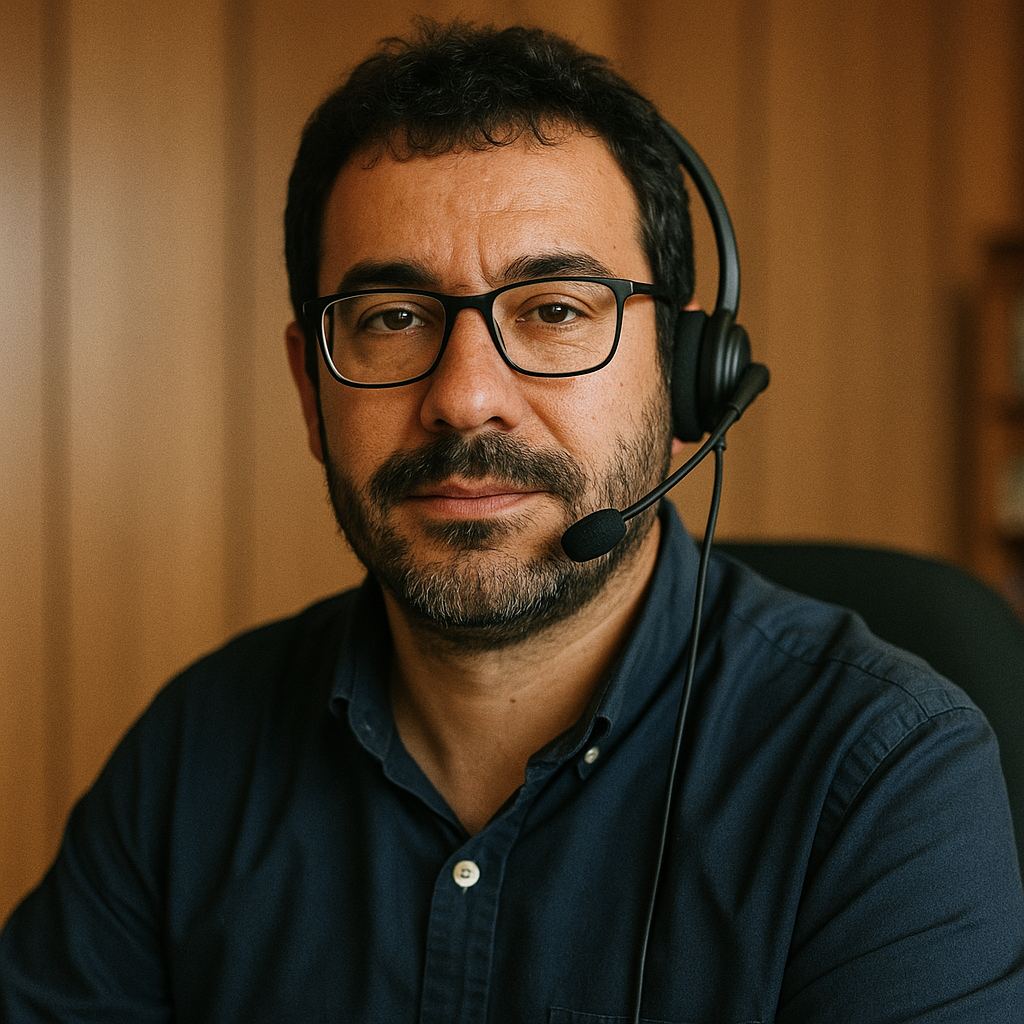 Voz Carlos, recepcionista con IA