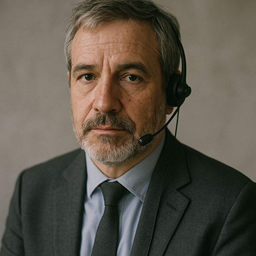 Voz Javier, recepcionista con IA